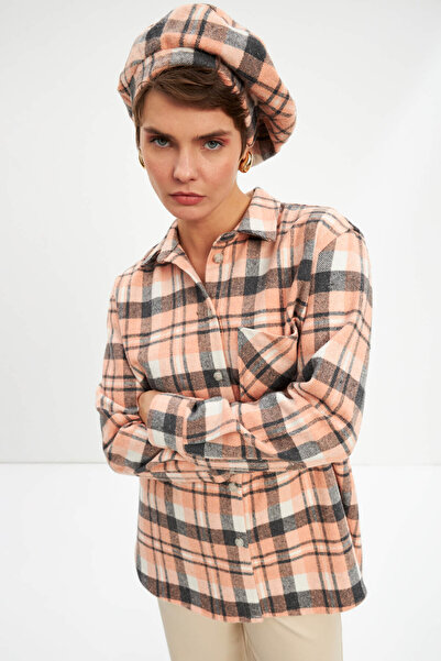 STELLA PULVIS Πουκάμισο Ξυλοκόπος με μία τσέπη σολομός