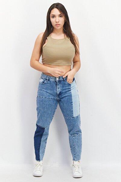 Asos Design Women Round Neck Sleeveless Textured Top, Khaki