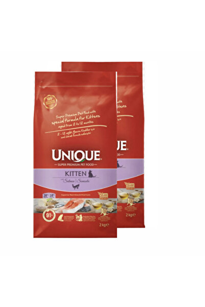 Unique Somonlu kitten 1.5kg yavru kedi maması 2 adet