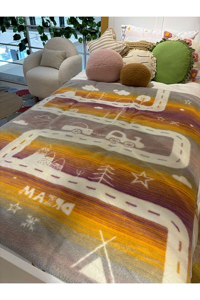 Sesli Kids Series Double Sided Cotton Baby Blanket Newborn Baby Gift 100X120