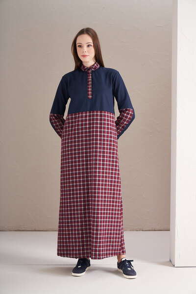 Mevra Бордовий блок-сукня - Laci Design