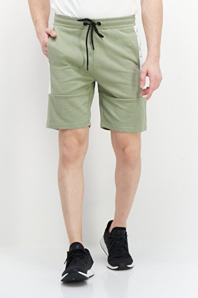 RBX شورت رياضي مناسب للخارج للرجال، زيتوني