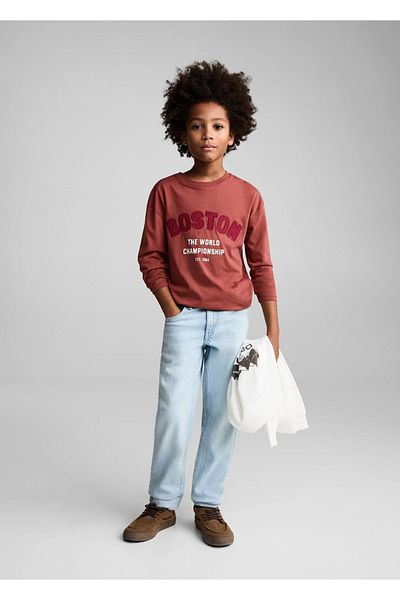 MANGO Kids Tricou cu detaliu imprimat