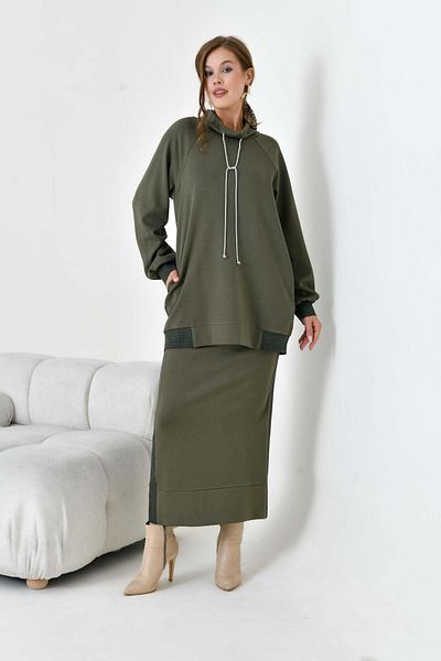 FTZ WOMEN Women's Skirt Suit Khaki 30911