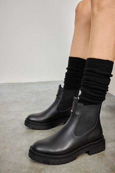 Ziya Black Genuine Leather Women's Boots - 143359 Z310