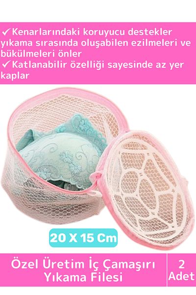 Wintoup Special Production Long-Lasting Full Protection Anti-Deformation Underwear Bra Washing Net 2 Pieces