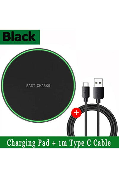 Choice1 Black with cable 40W Wireless Charger Pad For iPhone16 15 14 13 12 Pr...