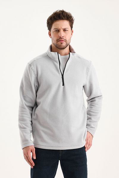 GENIUS STORE Unisex Polar Half Zipper Ανδρικό Fleece Αντιανεμικό Γυναικείο-Ανδρικό Fleece