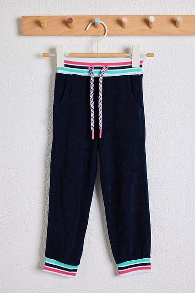 Katia&Bony Unicorn Girl's Towel Trousers Navy Blue
