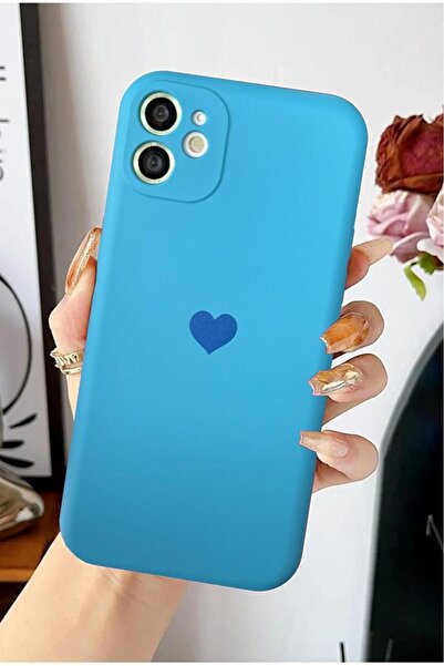 3GEN CASE حافظة مطلية بالمخمل متوافقة مع هاتف iPhone 11 مع شعار قلب