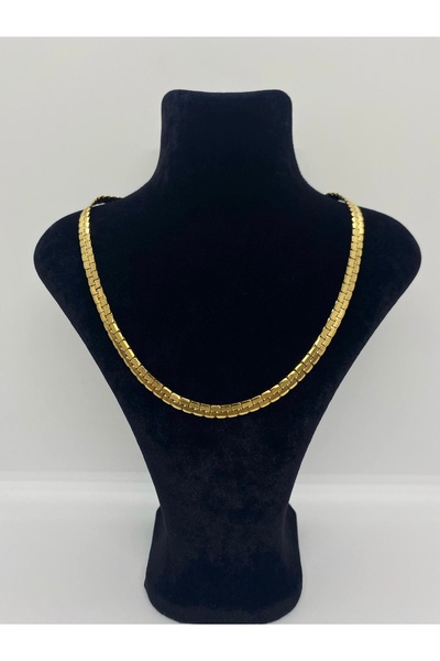 staınless steel Çelik Desenli Zincir Kolye