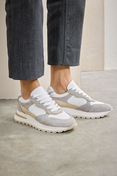 Ziya Tenis alb pentru femei - piele naturală, 1431000 Z6020