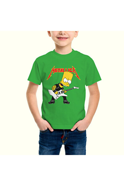 Built By Crazy Παιδικό μπλουζάκι Bart Simpsons Metallica Unisex