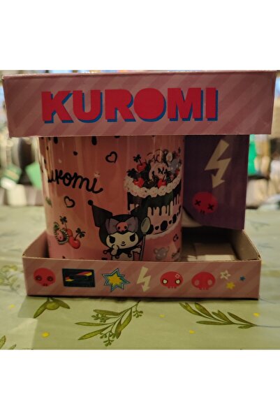 bundle island kuromi figürlü porselen kupa bardak