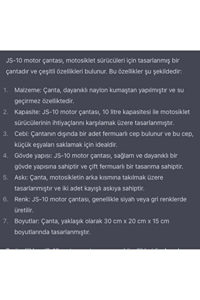 Prosev Js-10 Racıng Yan Çanta