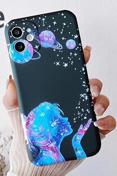 3GEN CASE iPhone 11 Compatible Camera Protected Star Planets Theme Series Printed Launch Case