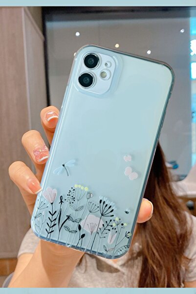 3GEN CASE 11 حافظة سيليكون شفافة متوافقة مع الزهور Flower 11 GN126