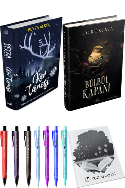 İndigo Kitap Kar Tanesi Ciltli ve Bülbül Kapanı 1 Ciltli + Hediyeli