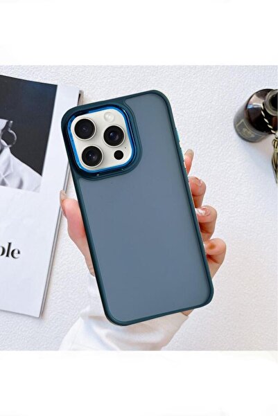 3GEN CASE غطاء Hux مطلي بالنيكل الملون متوافق مع هاتف Iphone 15 Pro مع سطح خل...