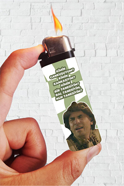 SARANG Çakmak Kimin Can Kuşuyum Kimin Bir Tanesiyim Prns Klasik Baskılı Çakmak