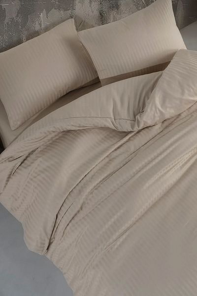 Home Σετ Παπλωματοθήκη Σατέν Ριγέ Διπλό