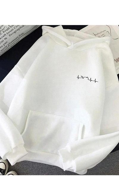 Massgai Φούτερ με κουκούλα Unisex Oversize με μοτίβο κράνους κινητήρα