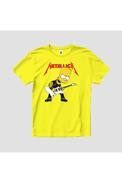 Built By Crazy Bart Simpson Metallica unisex dečija majica