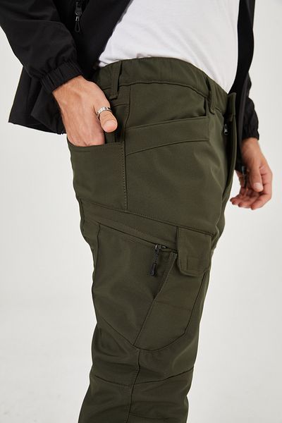 Camp Scoutland Ανδρικό τακτικό παντελόνι Camp591 Outdoor - Ανθεκτικό στο νερό και τον άνεμο, χειμώνας με φλις