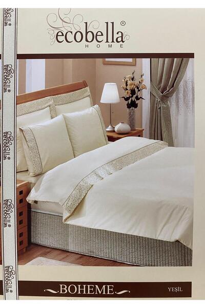 Home Boheme Yeşil Çift Kişilik Nevresim Takımı