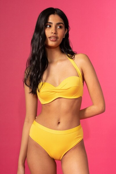 Katia&Bony Bear On The Run Women's Bikini Top Yellow