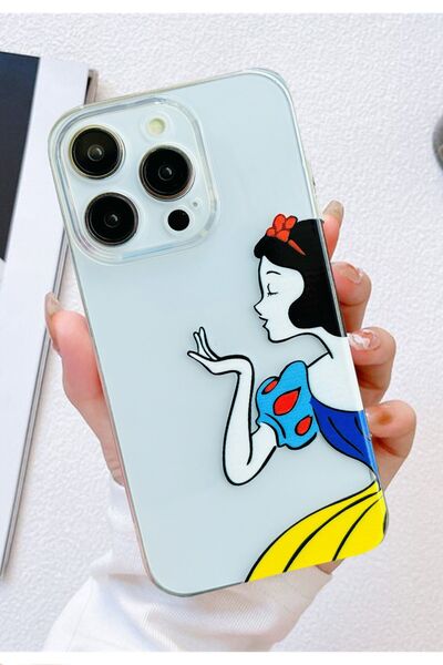 3GEN CASE İphone 13 Pro Uyumlu Desenli Şeffaf Silikon Kılıf