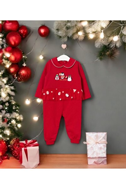 LİTTLE ANGELS Yılbaşı Temalı Kız Bebek Tütülü Tulum