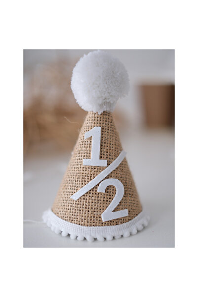 Partifabrik قبعة صغيرة تحت عنوان الحناء نصف العمر - إكسسوار للحفلات لمدة ستة أشهر