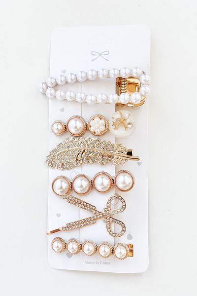 Pretty Set de catarame cu cleme multiple New Trend pentru femei