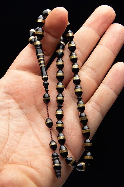 OTTOTESBİH Bărbați, Sistem Tassel Brass Spiral Kuka Tasbih