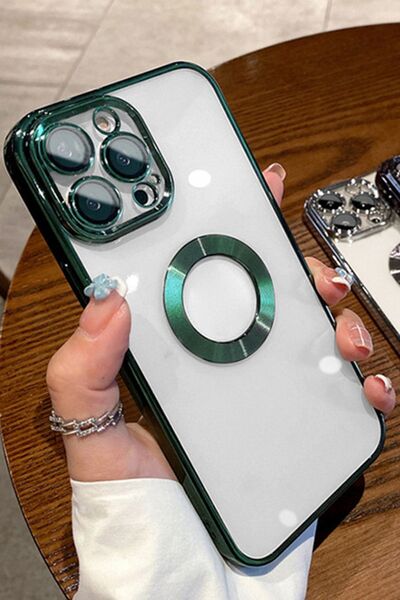 3GEN CASE Iphone 14 Pro Uyumlu Kamera Lens Koruyuculu (LOGO BÖLGESİ AÇIK) Ele...