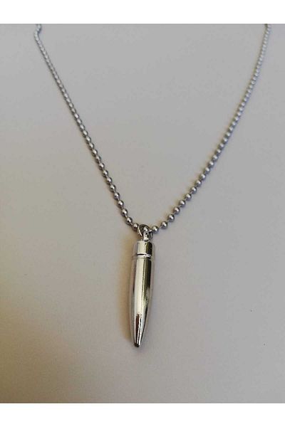 Judas Takı Men's Bullet Model Necklace