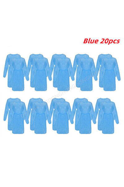 Choice 20 قطعة من الملابس الواقية التي تستخدم لمرة واحدة من 20 قطعة ملابس عزل غير منسوجة مضادة للبصق عالمية
