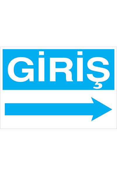 Uytab Giriş Uyarı Tabelası - 50x70 Alüminyum Kompozit Panel - ŞAKY56