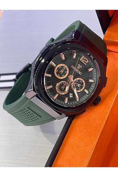 Raymond Sports Silicone Band Men's Wrist Watch
