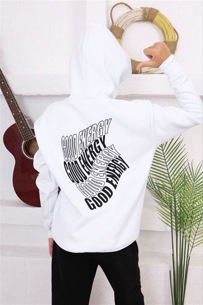 Name Kids 1373 Sweat cu glugă Good Energy pentru copii unisex