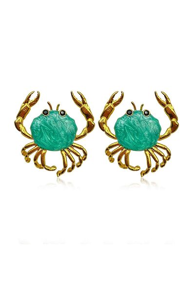 Ma Atölye Turquoise Trable - Handmade Earrings