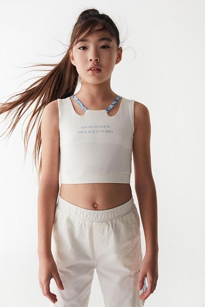 nk kids Блуза Nk Jungle Girl - екрю