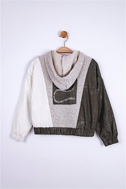 nk kids Дівчача куртка з капюшоном на блискавці