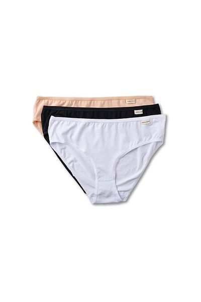 Katia&Bony 3-Piece Basic Modal Women's Panties Black/White/NUDE