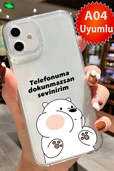 3GEN CASE حافظة سيليكون شفافة متوافقة مع هاتف GALAXY A04 موديل 2024 GN91