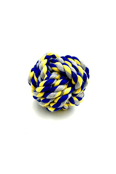 Tasma Market Large Size Knotted Dog Play Ball 9cm