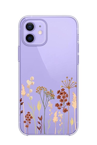 3GEN CASE İphone 12-İphone 12 Pro Uyumlu Desenli Şeffaf Silikon Kılıf