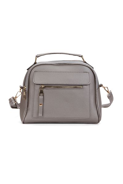 Adelina Bags Dámská tříkomorová crossbody kabelka do ruky a přes rameno