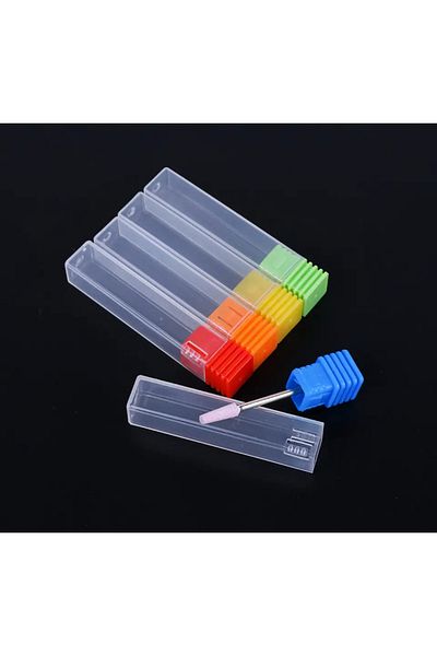 BGA 5 Pcs Nail Drill Bit - Milling Storage Empty Pvc Box